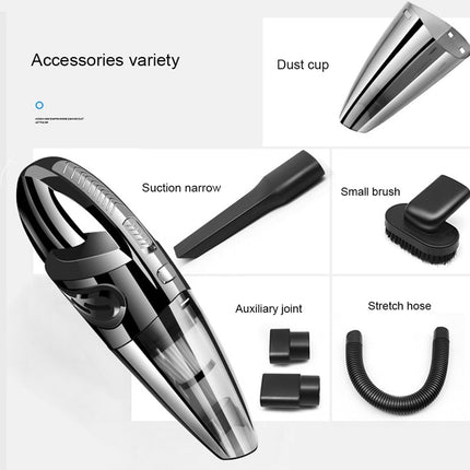 Cordless Handheld Vacuum with Powerful Cyclone Suction and Quick Charge for Car, Home, and Pet Hair