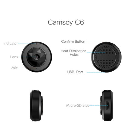 Mini HD 1080P IP Camera: WiFi-enabled Surveillance Camera with Night Vision and Motion Detection for Smart Homes and Baby Monitoring