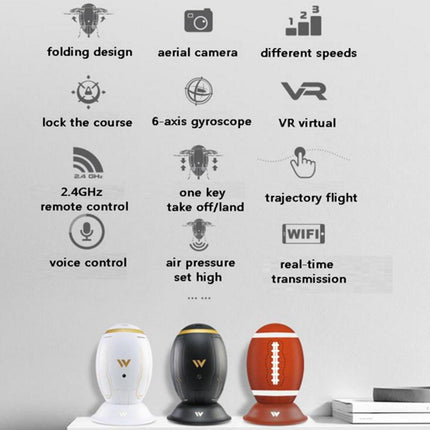 Exquisite Transformable Egg Drone: Folding RC Quadcopter Aircraft with G-Sensor Altitude Hold and Wireless ABS