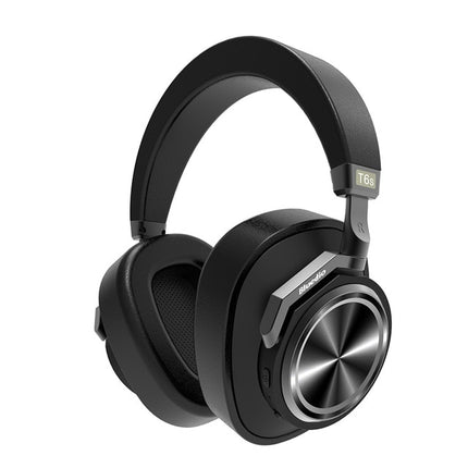 Bluedio T6S Bluetooth Headphones: Active Noise Cancelling Wireless Headset for Phones and Music with Voice Control