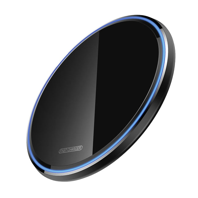 10W Qi Wireless Charger for iPhone X/XS Max XR 8 Plus, Samsung S9 S10+ Note 9 8 (Mirror Wireless Charging Pad)