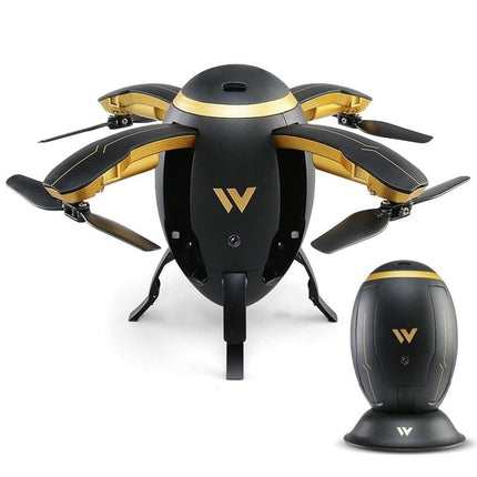 Exquisite Transformable Egg Drone: Folding RC Quadcopter Aircraft with G-Sensor Altitude Hold and Wireless ABS