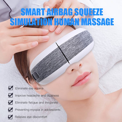 Electric Massager with Bluetooth Music, Hot Pack, Eye Massager, and Anti-Wrinkle Function