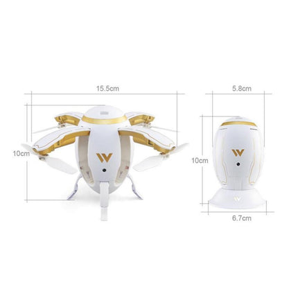 Exquisite Transformable Egg Drone: Folding RC Quadcopter Aircraft with G-Sensor Altitude Hold and Wireless ABS