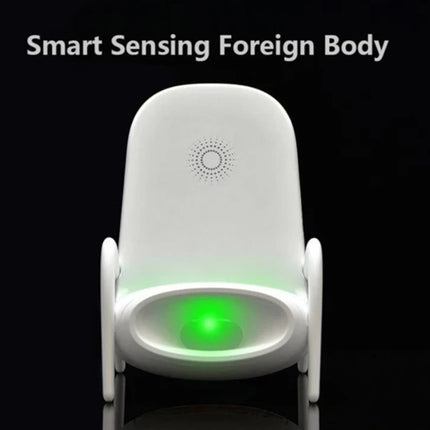 Portable Mini Chair Wireless Charger Stand with Musical Speaker Function for All Phones