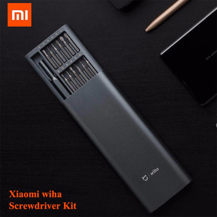 General||Xiaomi Mijia Screwdrive Kit 24 Wiha Daily Use Precision Magnetic Bits Screw Driver Set AL Box