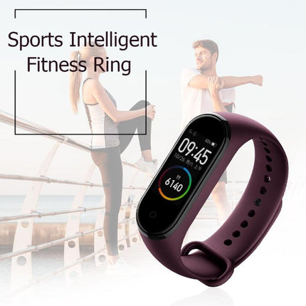 Xiaomi Mi Band 4 Smart Wristband: 5ATM Heart Rate Monitor and Wine Red Color