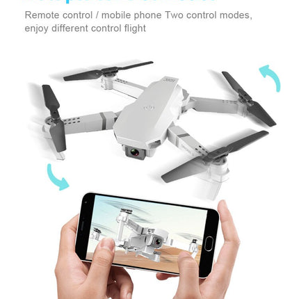 Fixed-Height Folding Unmanned Aerial Vehicle Quadcopter (RC Drone Photograp UAV Profesional Quadrocopter E59 with 4K Camera)