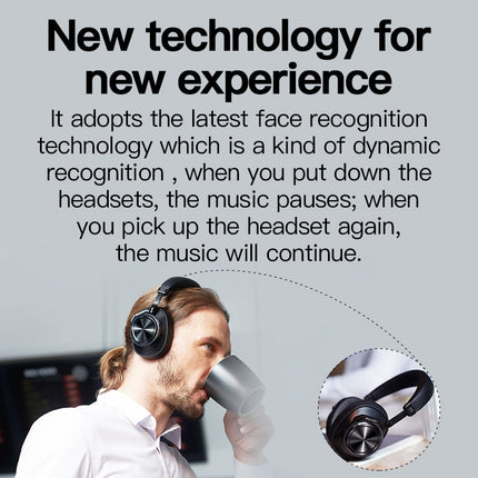 Bluedio T7 Bluetooth Headphones: User-defined Active Noise Cancelling Wireless Headset for Phones and Music with Face Recognition