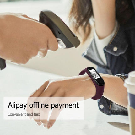 Xiaomi Mi Band 4 Smart Wristband: 5ATM Heart Rate Monitor and Wine Red Color