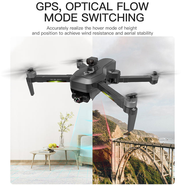 Obstacle Avoidance - 3-Axis Gimbal - EIS Aerial Photography Quadcopter (Beast 3 UAV SG906MAX)