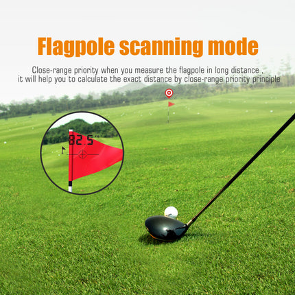 Accurate Measurements Up to 600 Meters (Golf Laser Rangefinder Telescope)