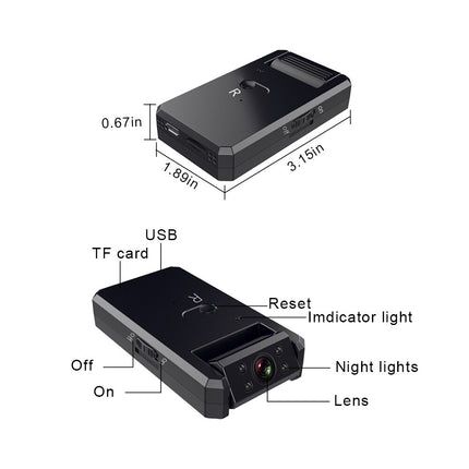 4K Mini WiFi Camera: Smart Wireless Camcorder with IP Hotspot, HD Night Vision Video, Micro Small Cam, and Motion Detection for Vlogging and Espionage