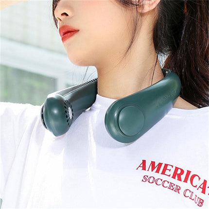 Portable Wireless Bladeless Fan with USB Rechargeable Battery and Wearable Neckband Design (Xiaomi Mini Neck Fan)