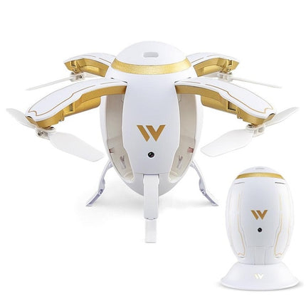 Exquisite Transformable Egg Drone: Folding RC Quadcopter Aircraft with G-Sensor Altitude Hold and Wireless ABS