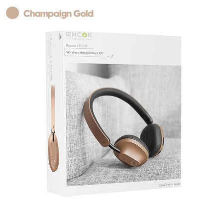 Baseus D01 Wireless Bluetooth Headphone: Stereo Headset with Mic and Young Attitude