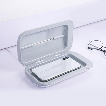 General||Portable Double UV Sterilizer Box Jewelry Watch Phone Cleaner Disinfection Clean Working Temperature Range 0-55 Degrees