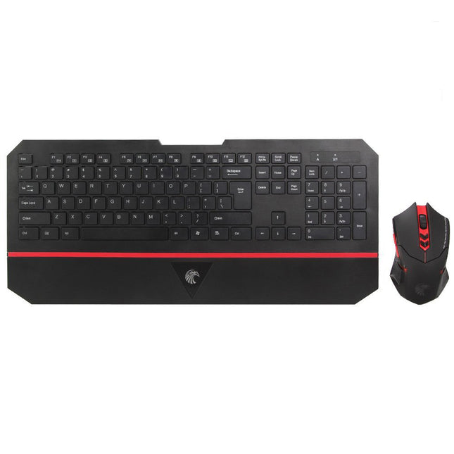 Ergonomic 2.4GHz Ultra-Thin Multimedia Wireless Keyboard and Mouse Combo for Laptop Desktop Compatible with Windows 2