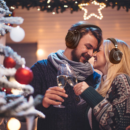 Bluedio T6S Bluetooth Headphones: Active Noise Cancelling Wireless Headset for Phones and Music with Voice Control
