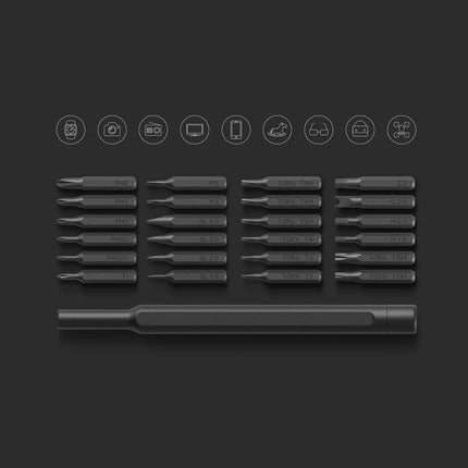 Xiaomi Mijia Screwdrive Kit 24 Wiha Daily Use Precision Magnetic Bits Screw Driver Set AL Box