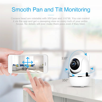 Cloud Integration, Auto Tracking, WiFi Connectivity, and Wireless CCTV Functionality (Advanced Home Security Camera)