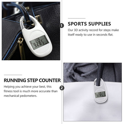 Mountain Climbing Running Pedometer for Adults with Clip, Fitness Information Tool