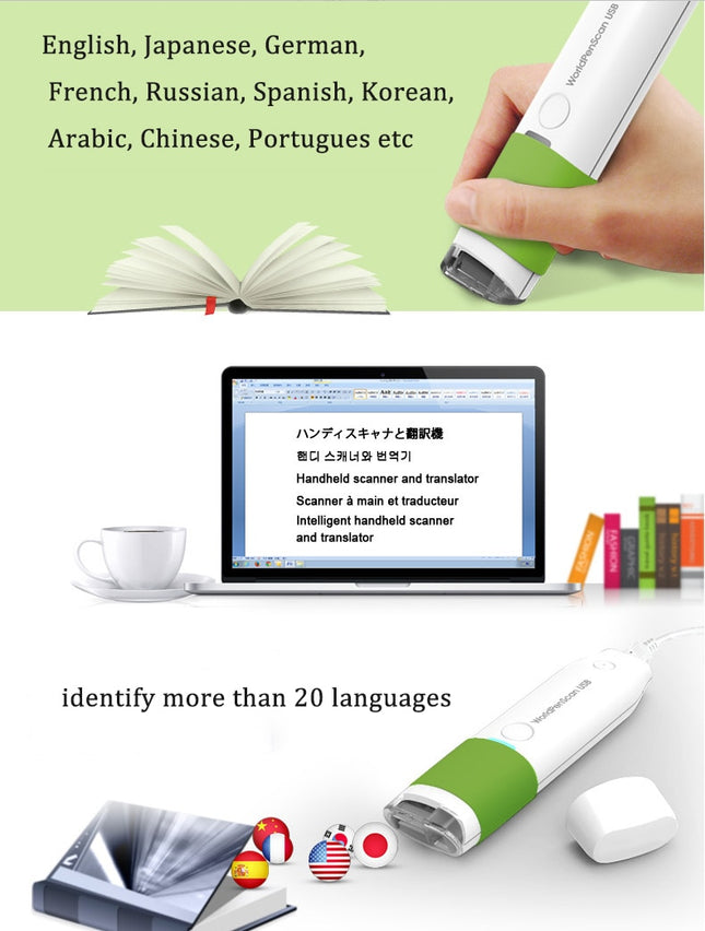 Smart Scanner Marker Pen: Automatically Scans Text and Recognizes Handwriting